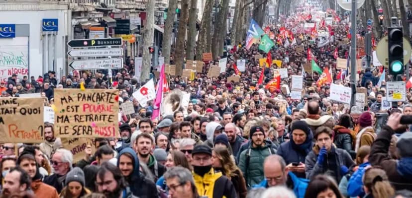 French Pension Strikes Rattle Bourgeoisie